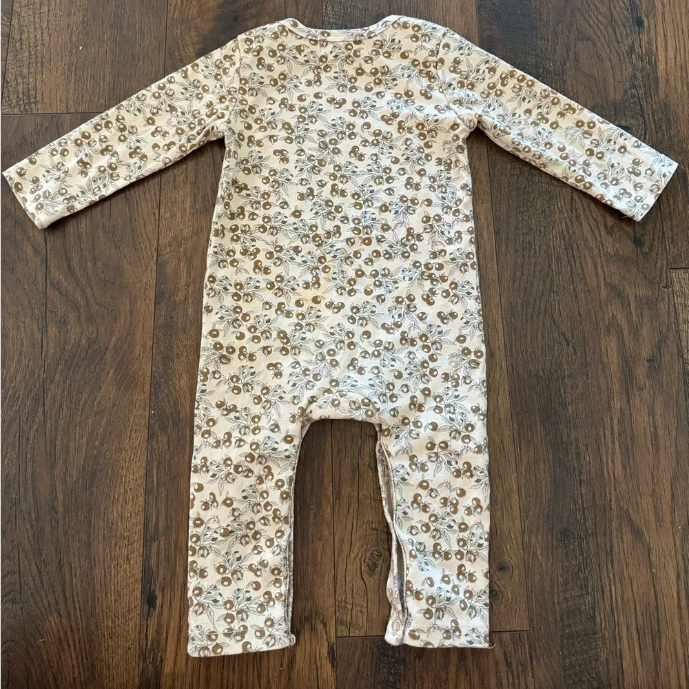 Kindly Cream Floral Print Kids One-Piece